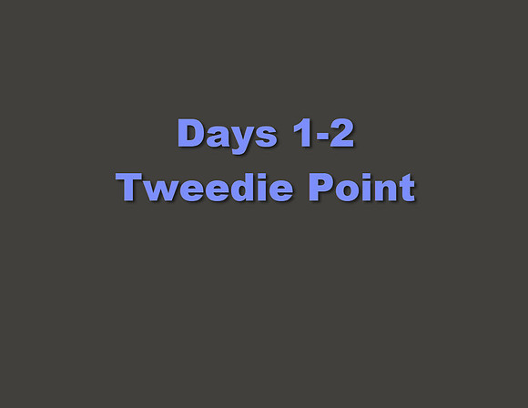 Day 1 - Tweedie Point